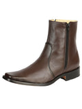 Botin Vaquero Casual de Vestir Besserro doble Cierre Piel cabra Premium