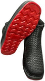 Men's Cowboy Boots Red  SOLE  Double Zipper Square Toe Half work Botines Vaqueros suela COLOR ROJA