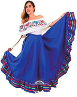Authentic Mexican skirt for women traditional made by Original Mexican Artisans - Folklorico Dress - folklorico skirt for womens , Mexican folklorico skirts