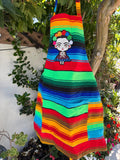 Mandil Tradicional Mexicano Mandil de Sarape Sarape Apron Custom Aprons