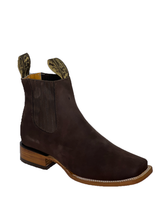 Botin Rodeo Suela de Cuero Piel Nobuk
